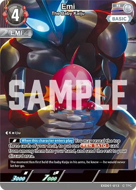 Emi, The Baby Kaiju | Ultraman Card Game Wiki | Fandom