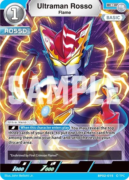 Ultraman Rosso, Flame | Ultraman Card Game Wiki | Fandom
