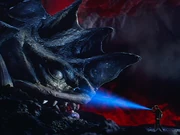 Fujimiya tries to wake up Zonnel.