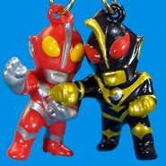 A capsule toy of Zearth vs Shadow.