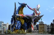 Ultraman Orb menentang Maga-Basser