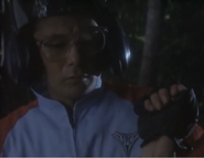 Ikeda circa 1996, as Shigeki Asamiya in Ultraman Tiga.