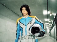 Nakagami as Katsumi Kajio in Ultraman Gaia