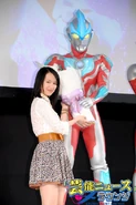 Mio & Ginga.jpg (87 KB) Mio & Ultraman Ginga