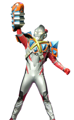 Ultraman X Skedon Armor Render