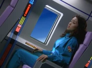 Sawaguchi leaving the Earth