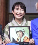 Sakurai as Akiko Fuji in Ultraman Kaiju Legend: The 40 Year Old Truth