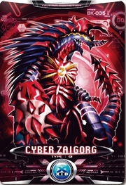 Ultraman X Cyber Zaigorg Card