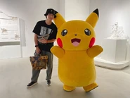 Hirata with Pikachu[8]