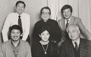 A group photo of the Ultraseven cast, taken in 1987[15]