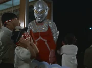 Aoki dressed as Ultraseven