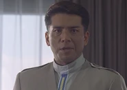 Konishi as Nagumo in Ultraman Tiga: The Final Odyssey