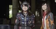 Asuna and Arisa work together in battle.