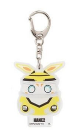 HANE2 Deformed Pattern Acrylic Charm