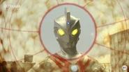 Baraba's eyesight, mistaking Windom for Ultraman Ace due to the presence of Haruki Natsukawa's Ace Medal