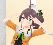 Matsuri Type A Emerium Beam pose