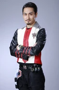 Takagi as Seiya Tatsumi in Ultraman Trigger: New Generation Tiga