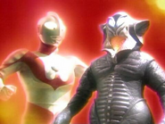 Alien Mefilas and Ultraman