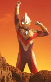 The series' titular hero, is seen as a Reiwa version of Tiga. Sakamoto explained that Trigger's name starting with "T" was chosen to mark Tiga's 25th anniversary