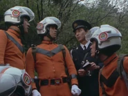 Katsube as a Police Officer in Return of Ultraman