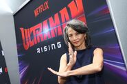 Tamlyn Tomita attends Ultraman: Rising premiere