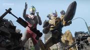 Ultraman Arc and Givas