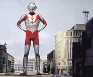 Ultraman in city