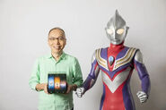 Yuji Machi with Ultraman Tiga 1