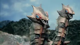 Gold Dragon's two heads