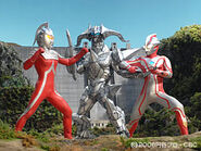 Ultraman Mebius & Ultraseven vs Alien Groza