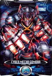 Ultraman X Cyber Mecha Gomora Card