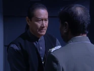 Dan handshaking Furuhashi for the last time