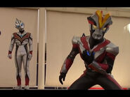 Evil Tiga Confronting Ultraman Victory