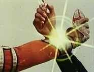 Dan and Jack (Go) exchanging Ultra Eye and Sevenger