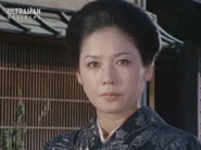 Hishimi as Anne Yuri lookalike in Ultraman Leo