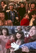 Comparison of the crowd clips in this episode and Ultraman Tiga episode 36.