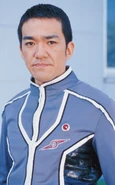 Masaoka as Keisuke Shima in Ultraseven 35th Anniversary: EVOLUTION Pentalogy