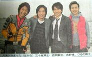 Shunji, Yoshioka, Hiroshi & Tsuruno behind the scene