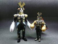 Baltan (left: Kaiju Man ver.)