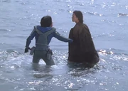 Gamu attempted to stop Fujimiya from committing suicide.