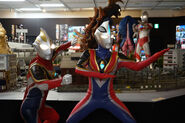 Ultraman Gaia Supreme and Ultraman Agul Supreme