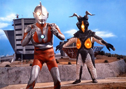 Zetton vs Ultraman