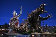 Ultraman Gaia vs King Goldras