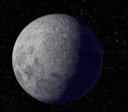 Moon seen in Ultraman Cosmos
