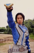 Yoshioka as Gamu Takayama in Ultraman Gaia[1]