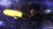 Gai presses the Orb Ring's trigger