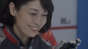 Tachibana stays in touch with her daughters overseas through video calls.