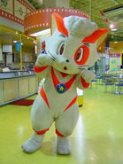 Ultra Nyan as an Ultraman Land mascot.