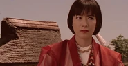 Takaki as the Shrine Maiden of Izare in Ultraman Tiga Side Story: Revival of the Ancient Giant