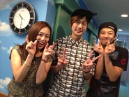 Takuya, Yukari Taki and Takahiro Katou.